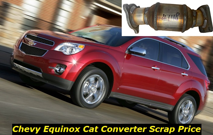 chevy equinox converter scrap price